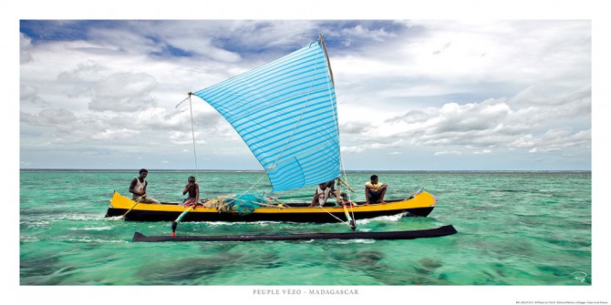 Photo Pêcheurs Vezo, Madagascar par Philip Plisson
