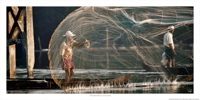 Petite pêche à Cochin, Inde Photo Petite pêche à Cochin, Inde par Philip Plisson
