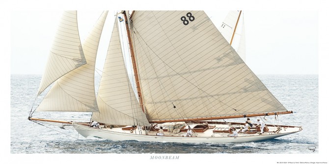 Photo Moonbeam III, yacht de tradition, aussi apelé Moonbeam of Fife par Philip Plisson