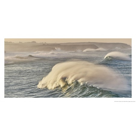 Vague sur la côte sauvage de Quiberon, Bretagne