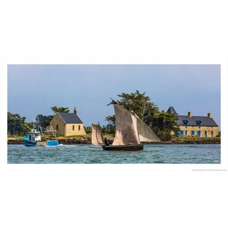 Vieux gréements dans le Golfe du Morbihan, Bretagne