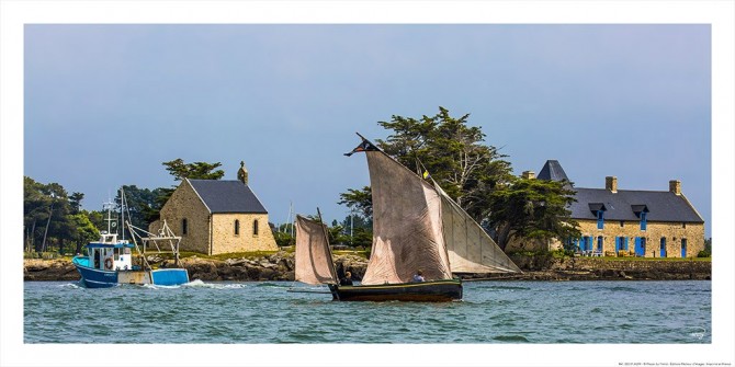 Photo Vieux gréements dans le Golfe du Morbihan, Bretagne par Philip Plisson