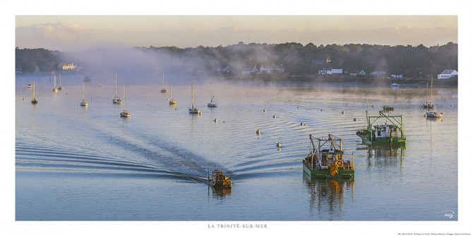 Photo Rivière de Crac'h, La Trinité-sur-Mer, Bretagne par Philip Plisson