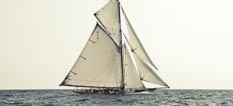 Photo Mariquita, traditional yacht, William Fife III design par Guillaume Plisson