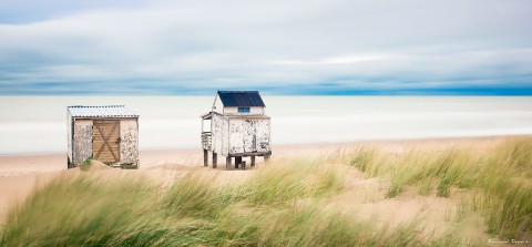 Photo Cabanes sur la plage, Côte d'Opal par Emmanuel Deparis