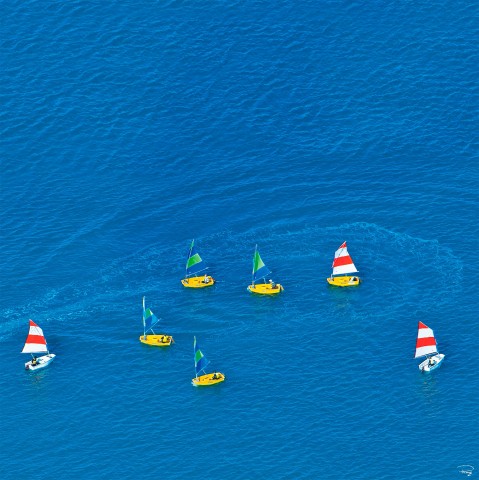Photo Ecole de voile, Bretagne par Philip Plisson