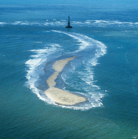 Photo Battures du phare de Cordouan, Gironde par Philip Plisson