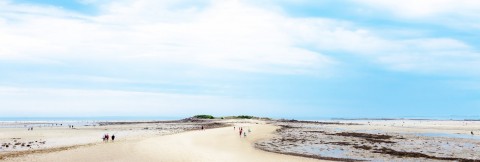 Photo La Trinité-sur-Mer, plage du Men Du par Philip Plisson