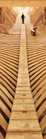 Photo L'Hermione, construction d'une frégate par Philip Plisson