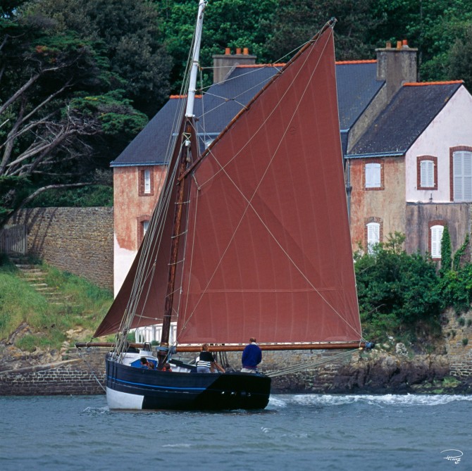 Photo Golfe du Morbihan, vieux gréements par Philip Plisson