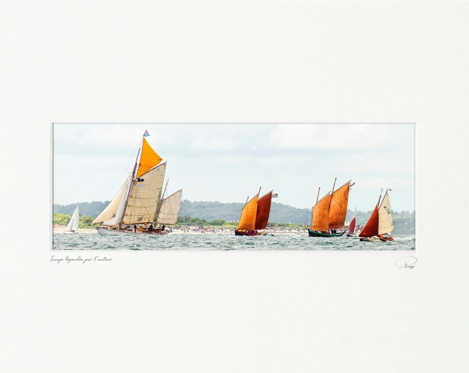 Vieux gréements dans le Golfe du Morbihan, Bretagne Photo Vieux gréements dans le Golfe du Morbihan, Bretagne par Philip Plisson