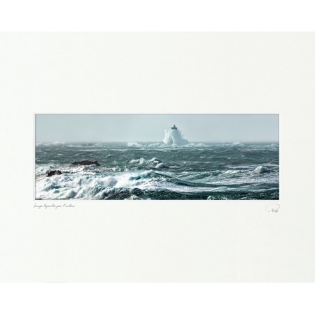 Le phare du Four dans la tempête