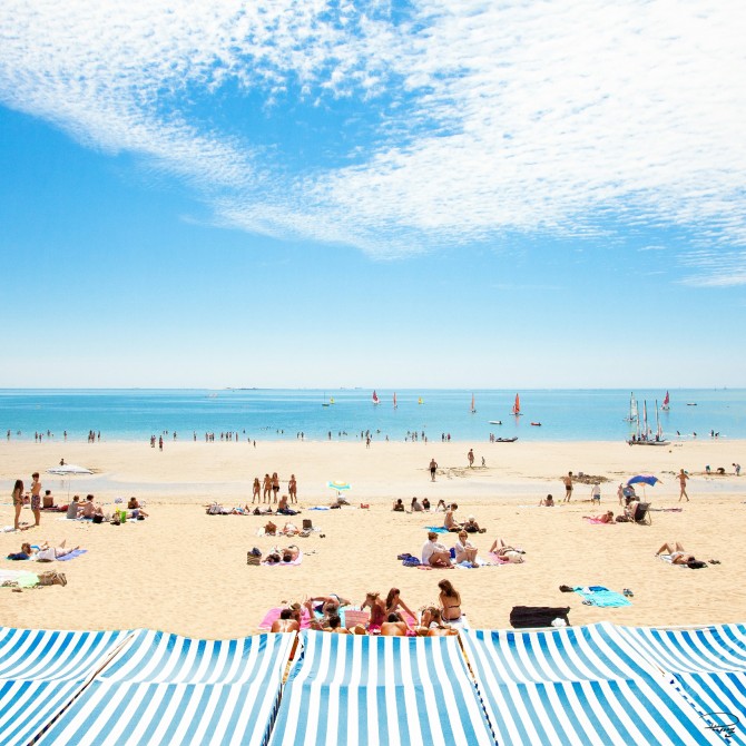 La plage de la Baule, Loire-Atlantique Photo La plage de la Baule, Loire-Atlantique par Philip Plisson