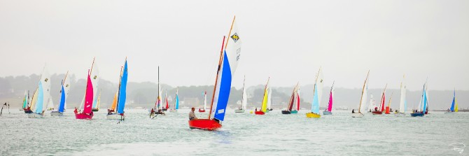 Régate de guépards dans le Golfe du Morbihan, Bretagne Photo Régate de guépards dans le Golfe du Morbihan, Bretagne par Philip Plisson