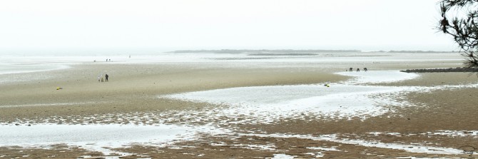 Basse mer sur la plage du Men Du, Morbihan, Bretagne Photo Basse mer sur la plage du Men Du, Morbihan, Bretagne par Philip Plisson
