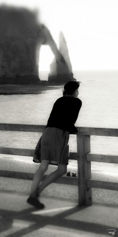Photo The lady from Etretat, Normandy par Philip Plisson