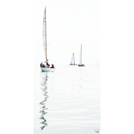 6 mètres JI, voilier dans le petit temps