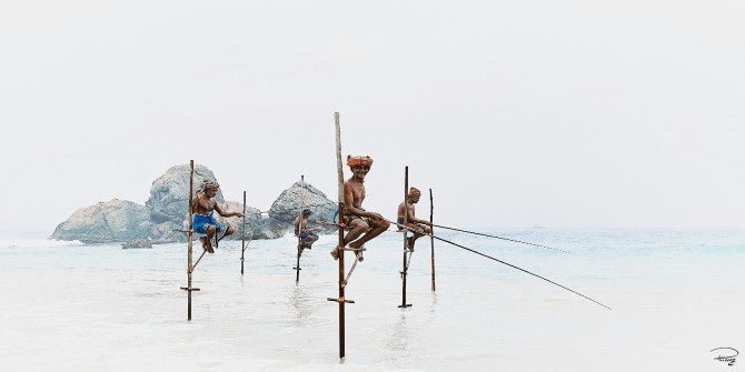 Pêcheurs, Sri Lanka Photo Pêcheurs, Sri Lanka par Philip Plisson