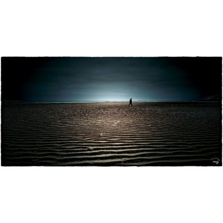Silhouette sur la plage