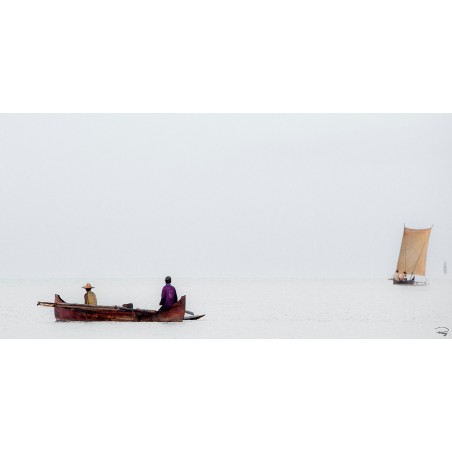Pêche en pirogue, Madagascar