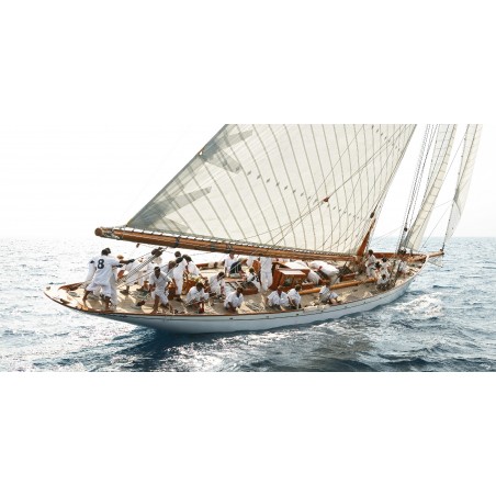 Moonbeam au près, classique yacht