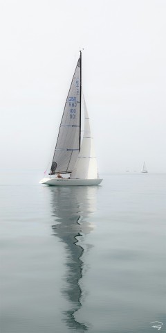 Photo 6 mètres JI, Baie de Quiberon, Bretagne par Philip Plisson