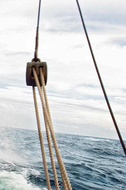 Photo A bord de Mariquita, classique yacht par Philip Plisson
