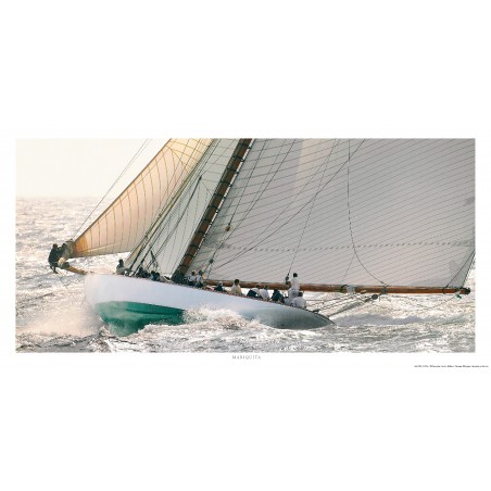Mariquita, classique yacht au près