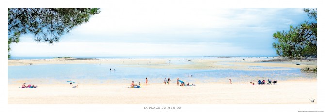 Photo La plage du Men Du entre Carnac et la Trinité-sur-Mer par Philip Plisson