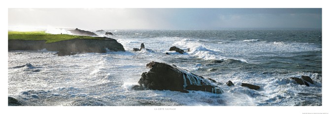 Photo Côte sauvage, Presqu'île de Quiberon, Brretagne par Philip Plisson