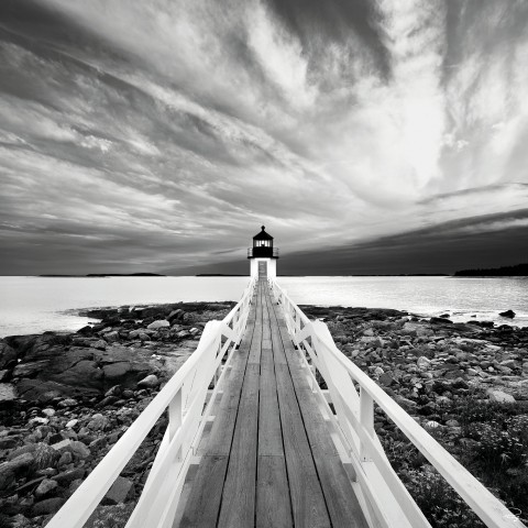 Photo Marshall Point light in Maine, USA par Philip Plisson
