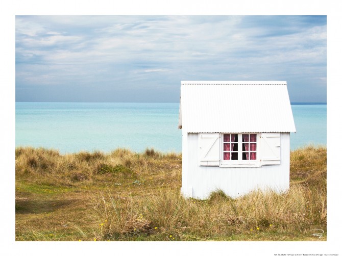 Photo Cabane dans les dunes, Normandie par Philip Plisson