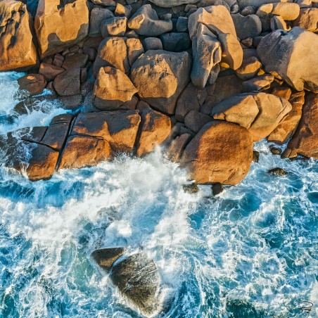 La Côte de Granit rose vue du ciel