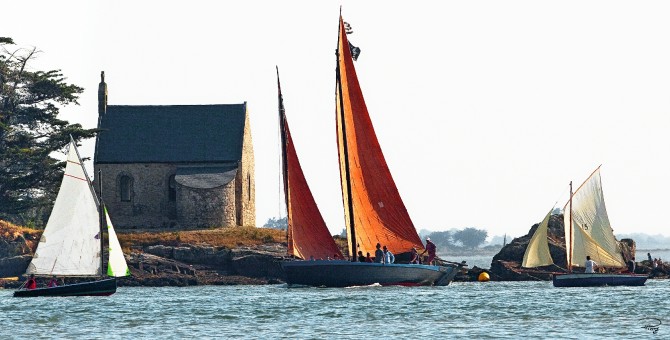 Vieux gréements, Golfe du Morbihan Photo Vieux gréements, Golfe du Morbihan par Philip Plisson