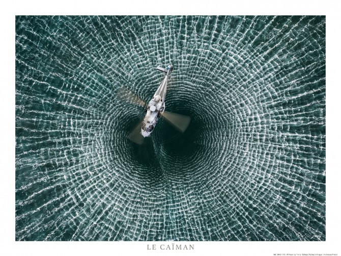 Photo Hélicoptère en mer d'Iroise par Philip Plisson