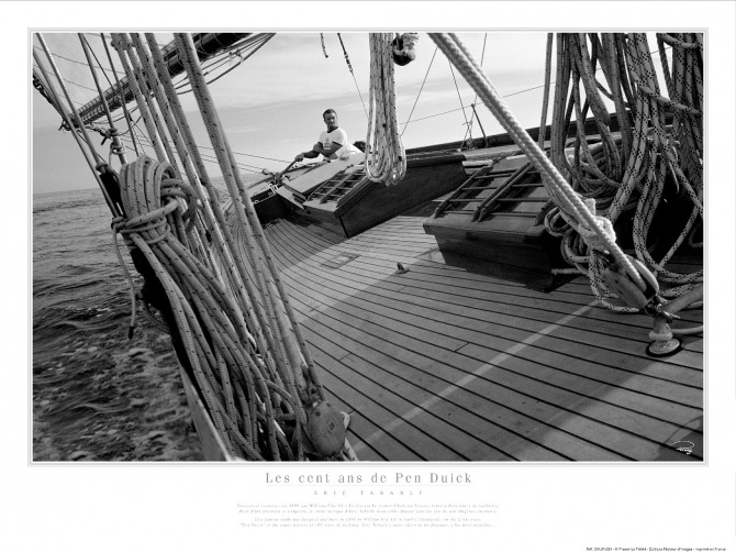 Sur le pont de Pen Duick Photo Sur le pont de Pen Duick par Philip Plisson