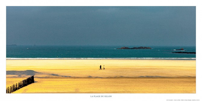 Photo Lumière sur la plage du Sillon, Saint-Malo, Bretagne par Philip Plisson