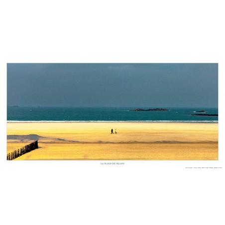 Lumière sur la plage du Sillon, Saint-Malo, Bretagne