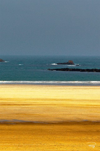 Photo Lumière sur la plage du Sillon, Saint-Malo, Bretagne par Philip Plisson