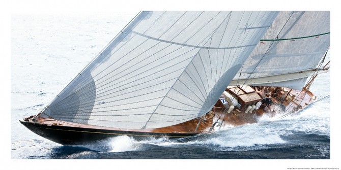 Photo Voiles bordées, classique yacht par Guillaume Plisson