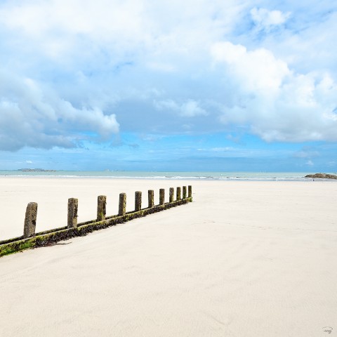 Photo Saint-Malo, plage du Sillon, Bretagne par Philip Plisson