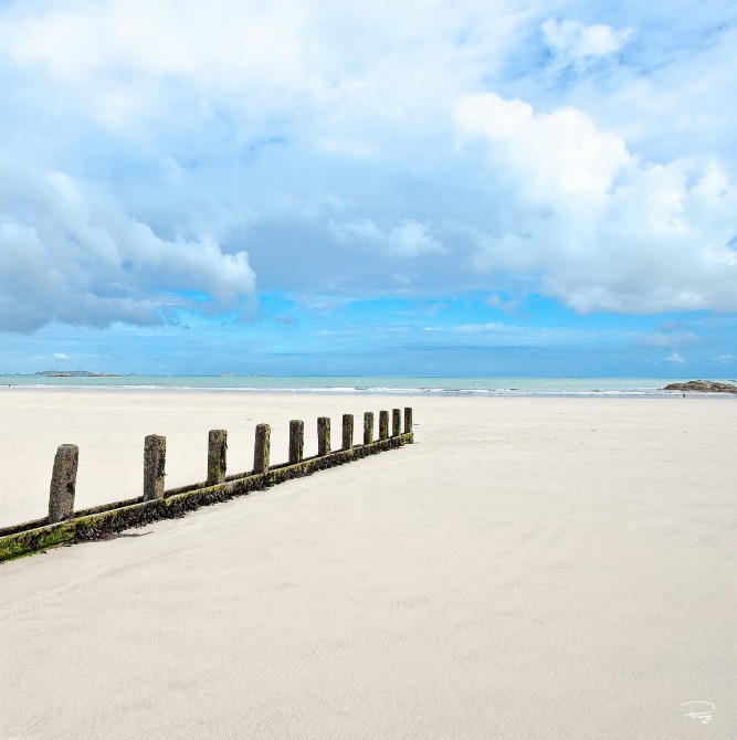 Photo Saint-Malo, plage du Sillon, Bretagne par Philip Plisson