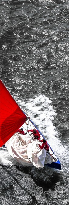 Photo Le voilier France, 12 mètres JI par Philip Plisson