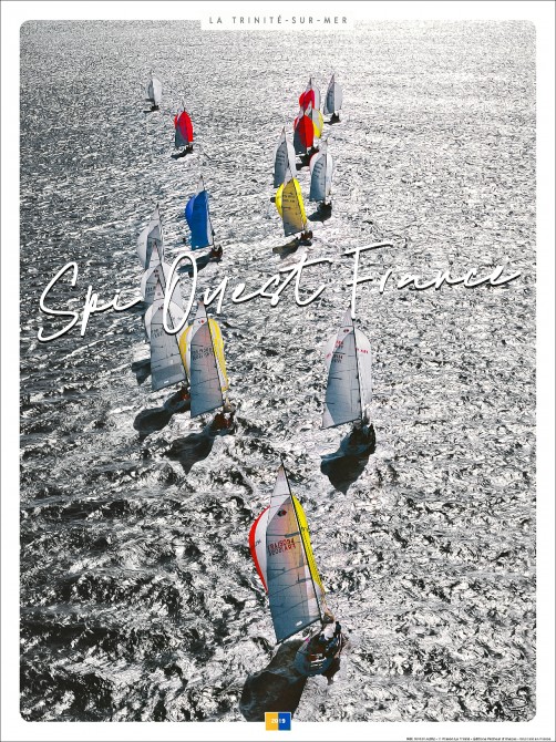 Photo Spi Ouest-France, régate en baie de Quiberon par Philip Plisson