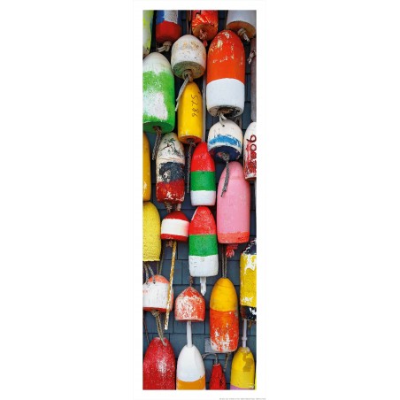 Bouées de pêche, flotteurs multicolores