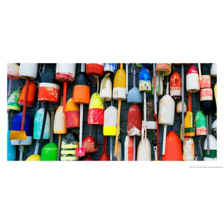 Bouées de pêche, flotteurs multicolores
