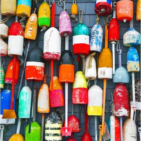 Bouées de pêche, flotteurs multicolores