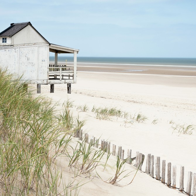 Photo Cabane du bord de mer, Côte d'Opale par Emmanuel Deparis