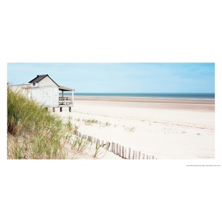 Cabane du bord de mer, Côte d'Opale