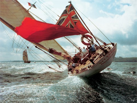 Photo J Class Velsheda, classic yacht par Philip Plisson
